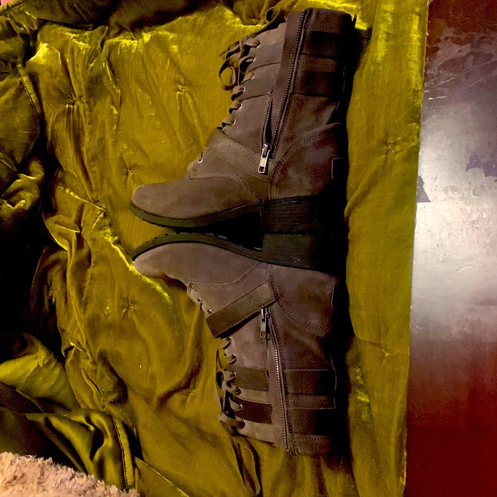 UGG combat style ankle boots